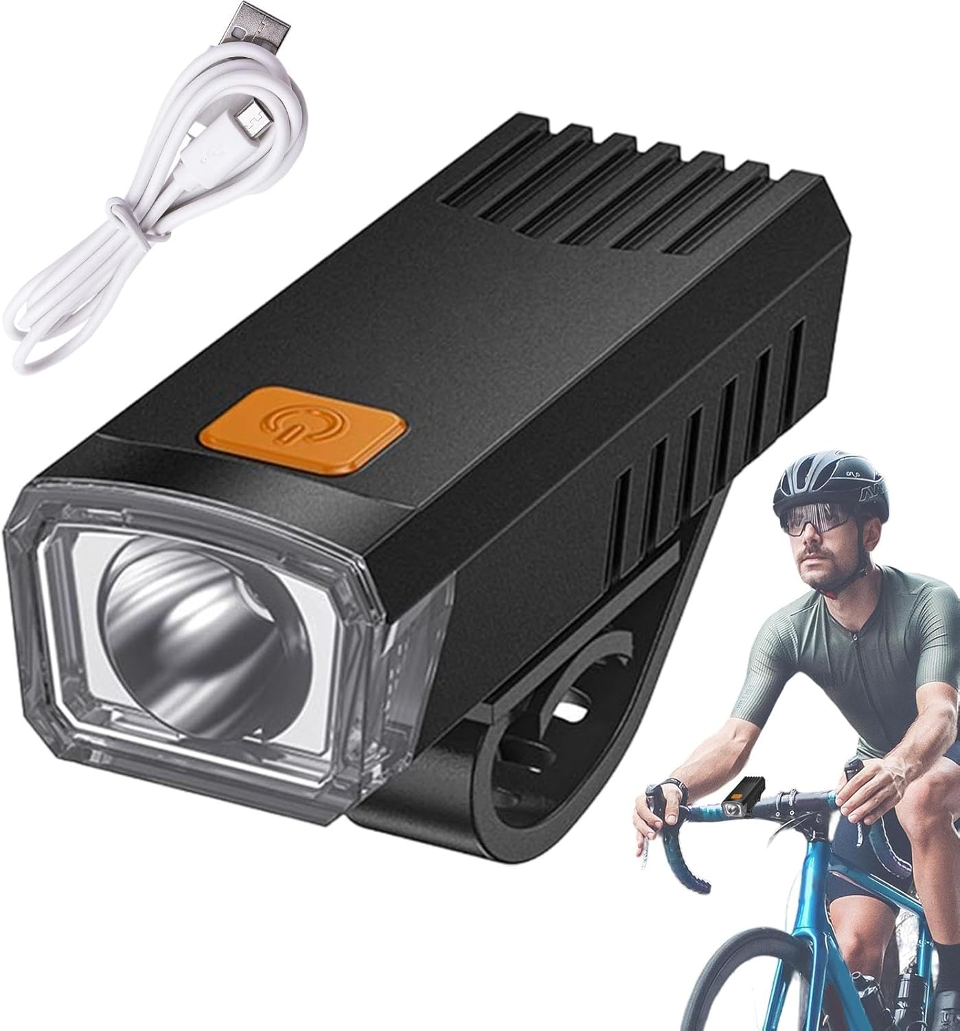 LumiRide™ – Far LED Ultra-Luminos pentru Biciclete