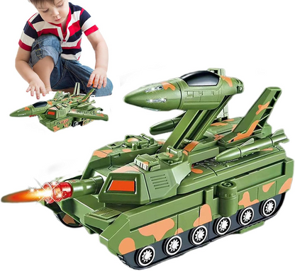 TankJet™ - Tanc de Lupta Transformabil cu Elicopter si Efecte Luminoase