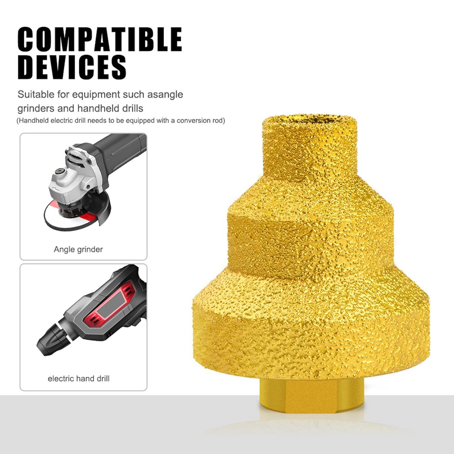 Chamfrex™ - Burghiu treptat cu diamant pentru sanfrenare si largire gauri M14