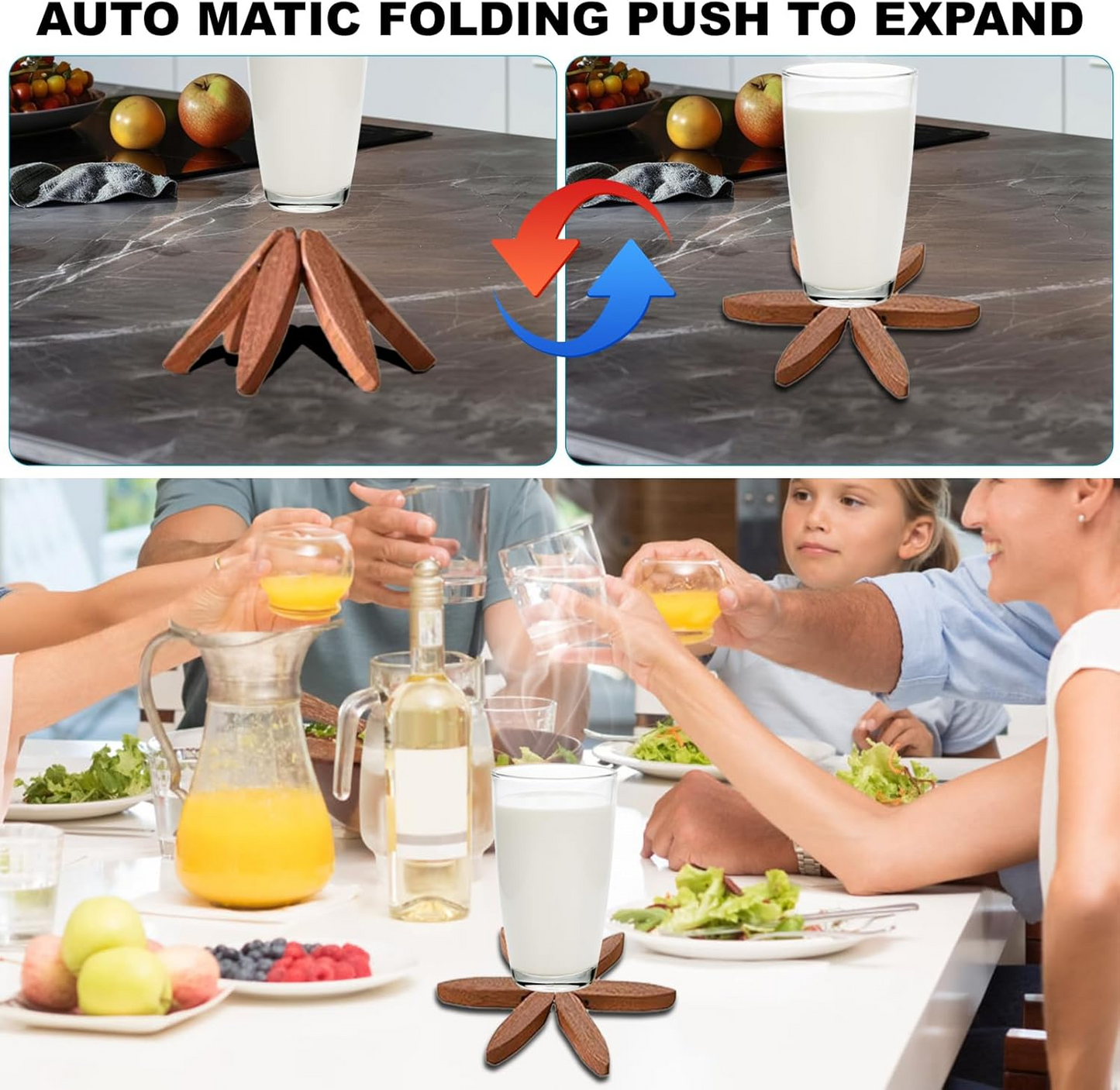Bradino™ – Suport de Masa Termorezistent din Lemn