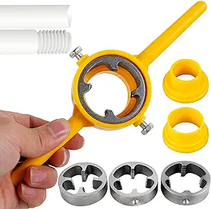 ToolzMaster™ Set de filetare Tevi din PVC (Set 6 piese)