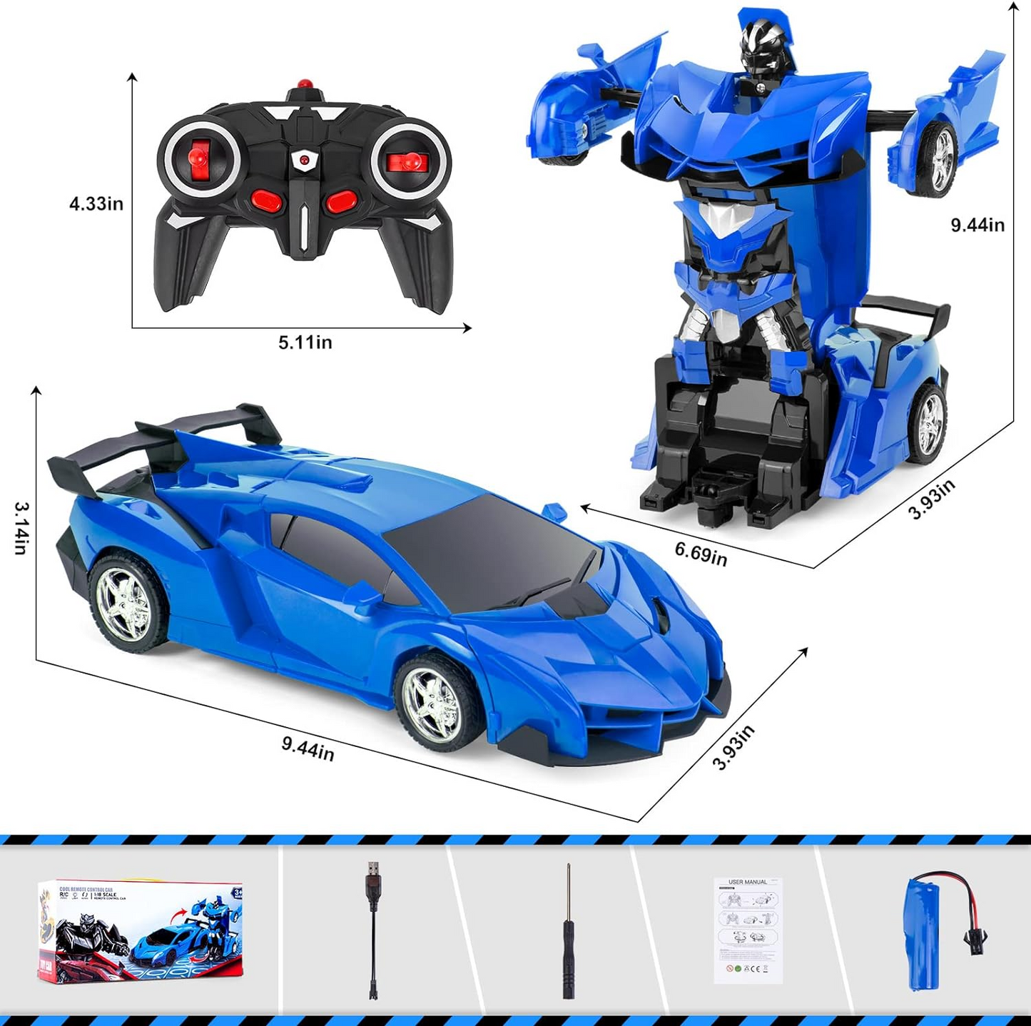 Masina cu Telecomanda Transformatoare in Robot