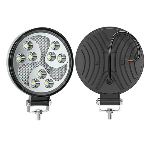 Voltaris™ - Proiector LED Rotund 9 Chipuri pentru Offroad si Utilaje (Set 2 Bucati)