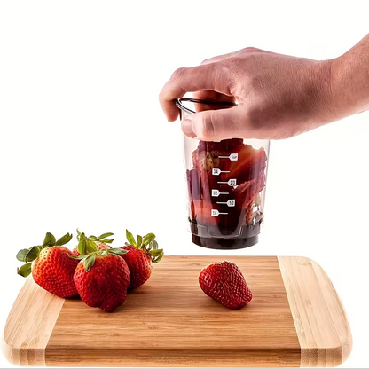 SliceMate™ – Taietor de Fructe si Capsuni din Otel Inoxidabil