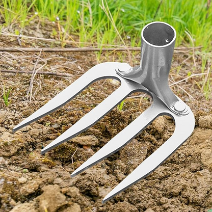 🔥OFERTA 1+1🔥Rootix™ - Furca Metalica pentru Sapat si Afanat Solul – 4 Colti Robusti