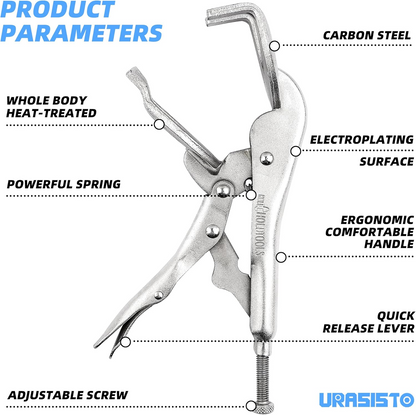 🔥OFERTA 1+1🔥Fixaro™ - Cleste de Fixare Profesional pentru Colturi – 24 cm, Deschidere Max 7 cm