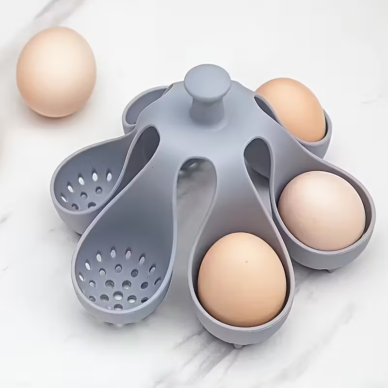 EggNest™ – Suport din Silicon pentru Fierberea Oualor (6 Oua)