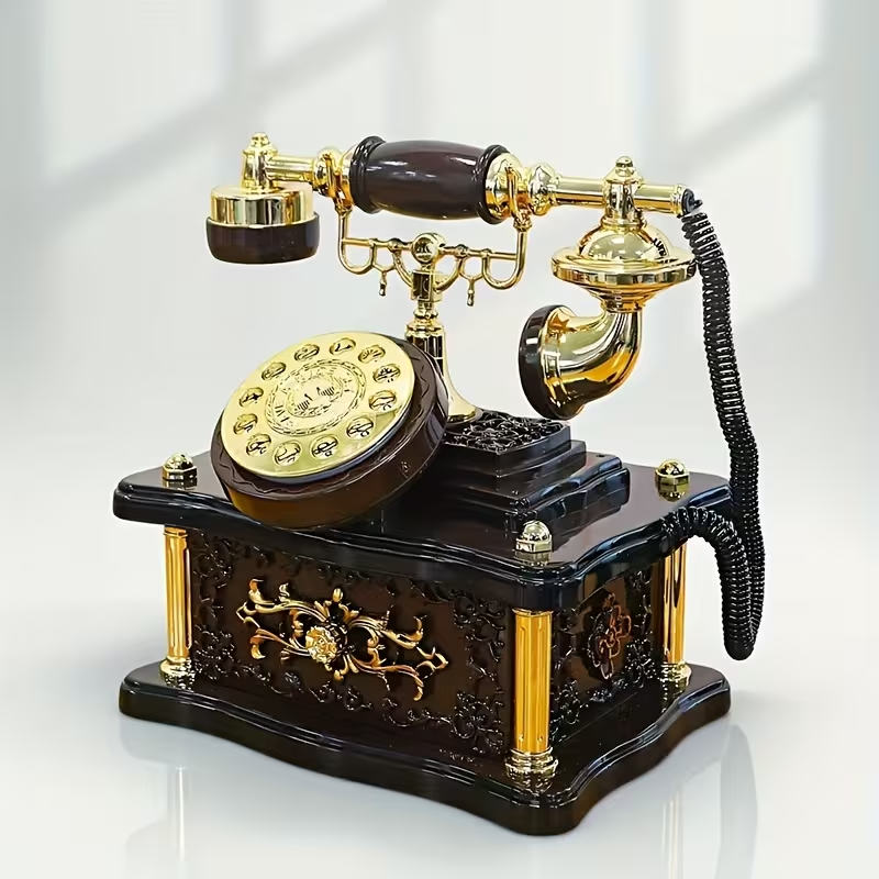 RoyalCall™ – Telefon Retro Elegant cu Design Clasic si Stil Luxury