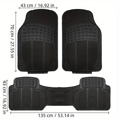 AutoShield™ – Set 3 Covorase Auto Universale pentru Toate Sezoanele