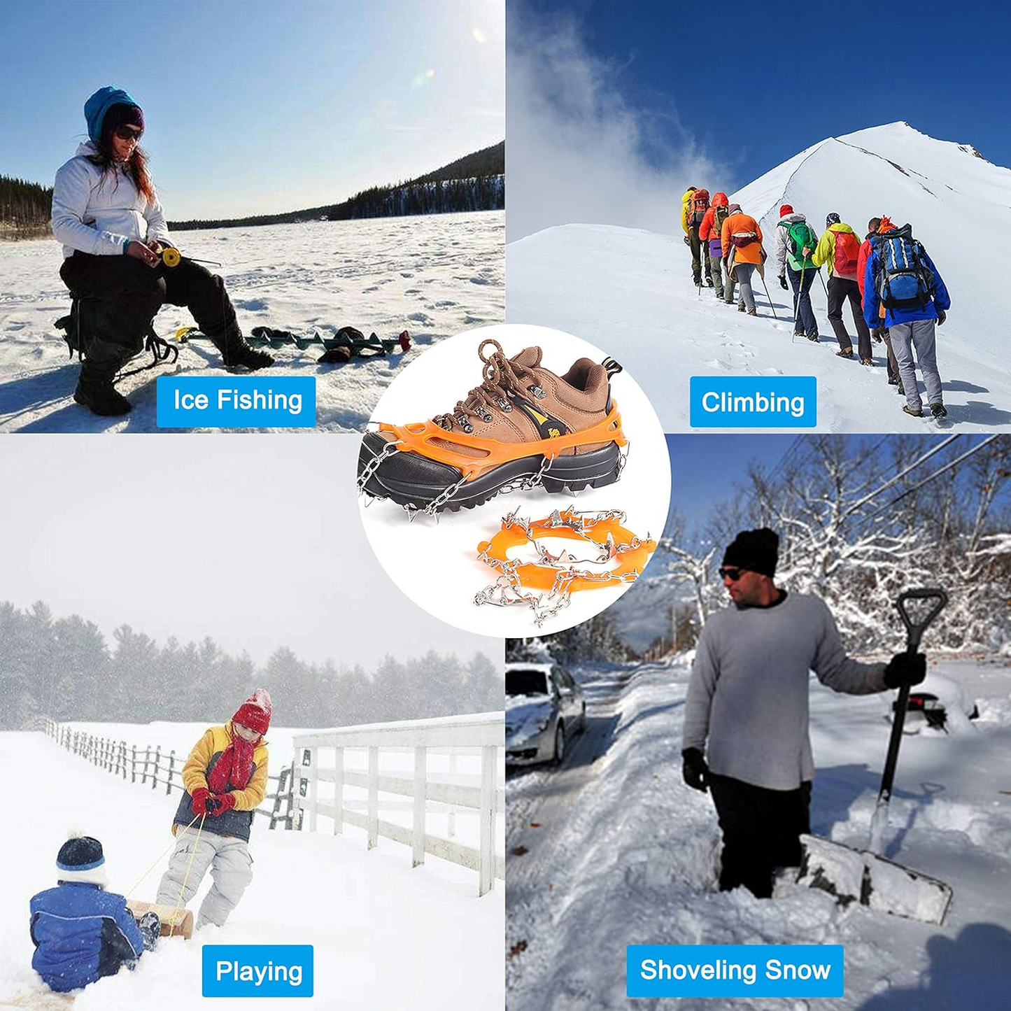 TrailGrip Pro™ - Cramponi de Siguranta pentru Zapada si Gheata
