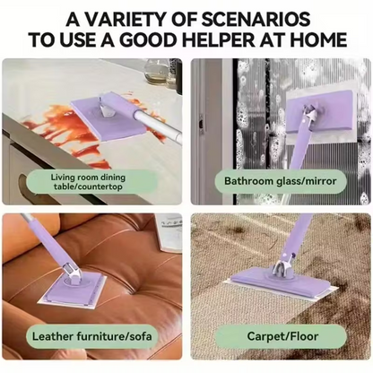 EasyClean™ – Mop Inteligent pentru Dischete Textila sau Lavete de Fata