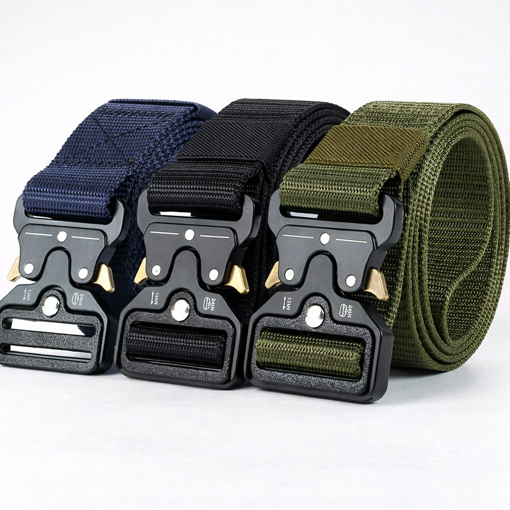 ForceLock™ – Set 3 curele tactice cu catarama metalica rapida