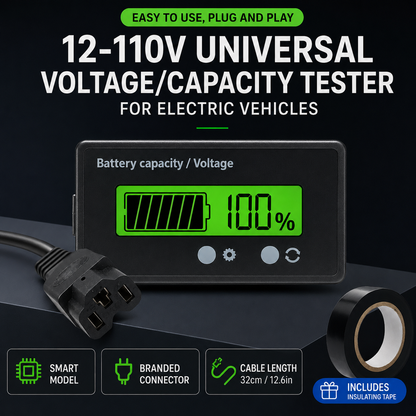 BATCHECK™ Tester Digital Baterie 12-110V