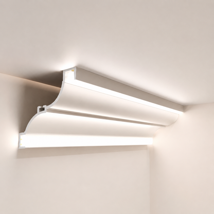 Profil LED Premium Pentru Cornisa De Tavan (10M