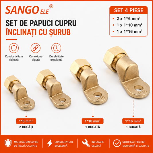 Sango™ - Papuci din cupru inclinați