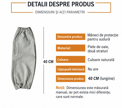 WELDORA™ – Maneci Profesionale de Protectie pentru Sudura