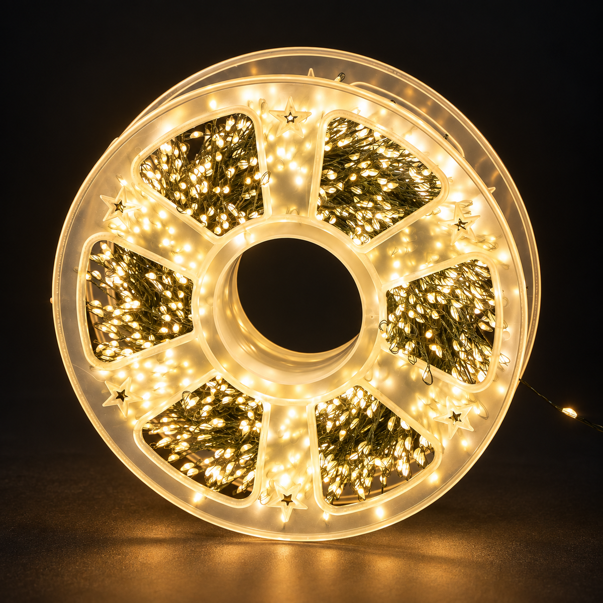 LUMERIA™ – Instalatie LED MicroLED, 9 Metri, 300 LED-uri Alb Cald