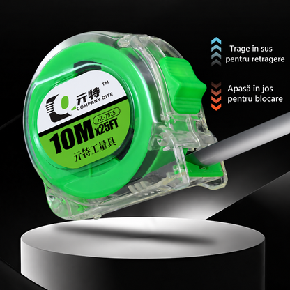 MeasurePro™ – Ruleta profesionala 10 m x 25 mm