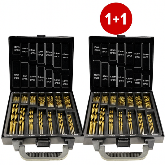 🔥OFERTA 1+1🔥Set de burghie elicoidale 99 piese