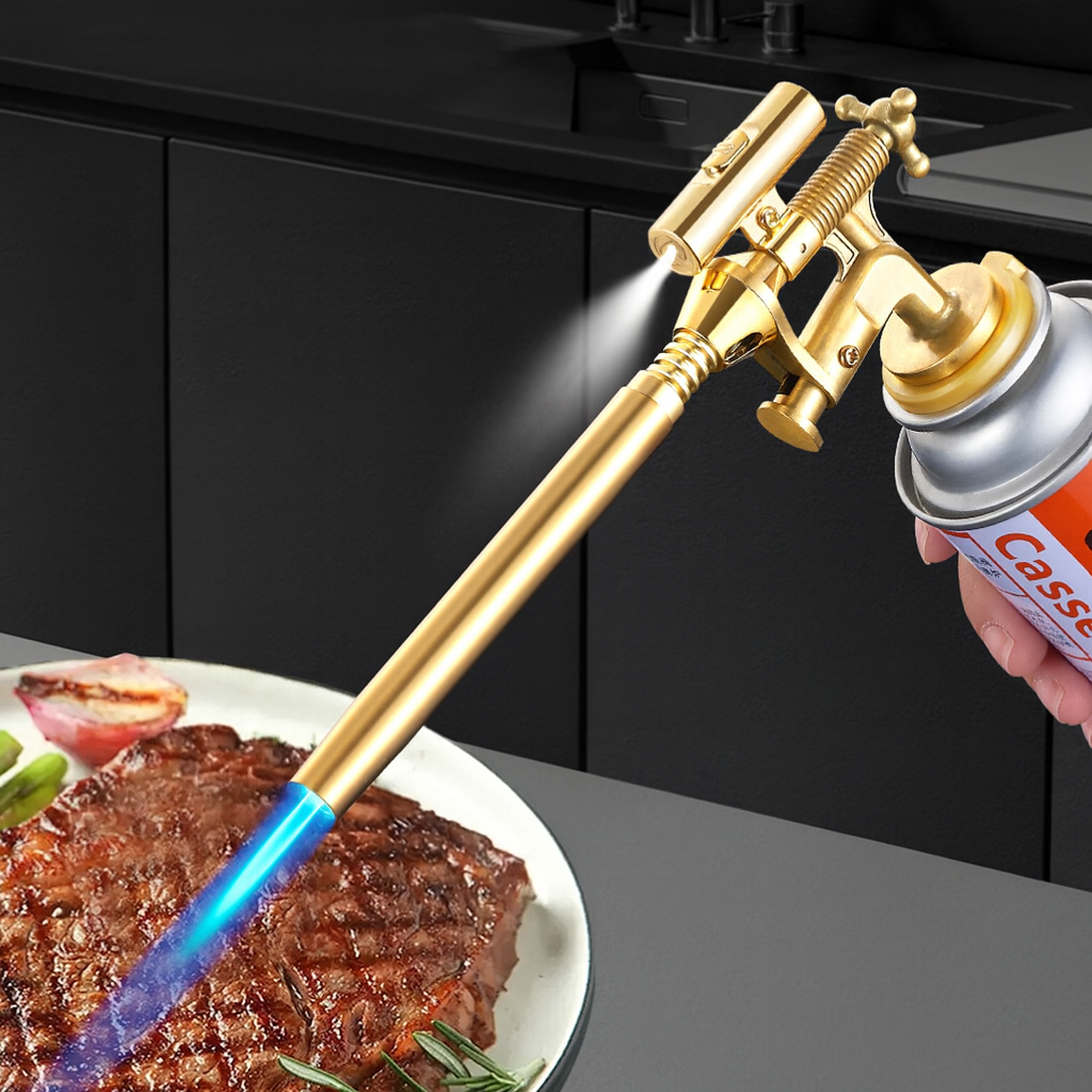 Flamix™ – Arzator Metalic Profesional cu Aprindere Automata si Reglare a Flacarii
