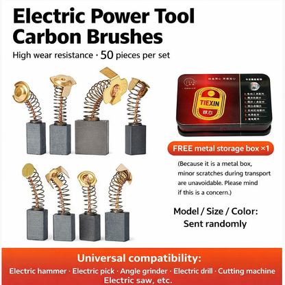 Tiexin™ – Set Perii Carbon pentru Scule Electrice (50 bucati)