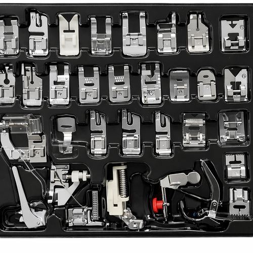 StitchPro™ – Set multifunctional de picioruse pentru masina de cusut (32 piese)