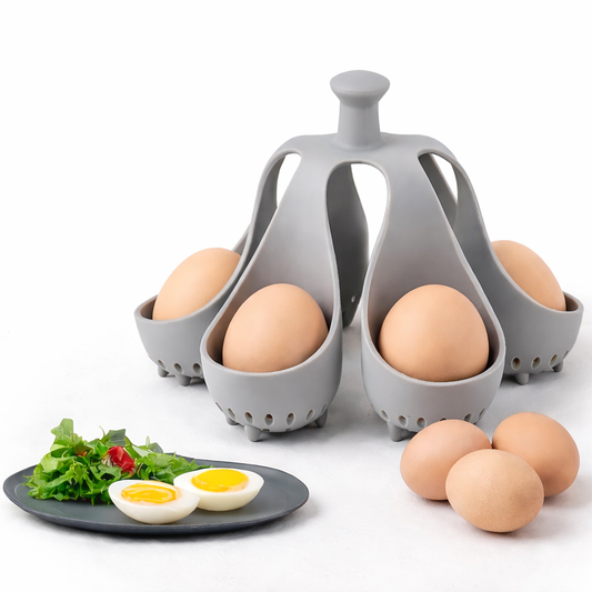 EggNest™ – Suport din Silicon pentru Fierberea Oualor (6 Oua)