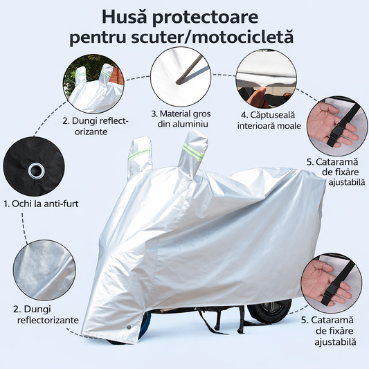 MotoCover™ - Copertina Protectie XXL pentru Motociclete