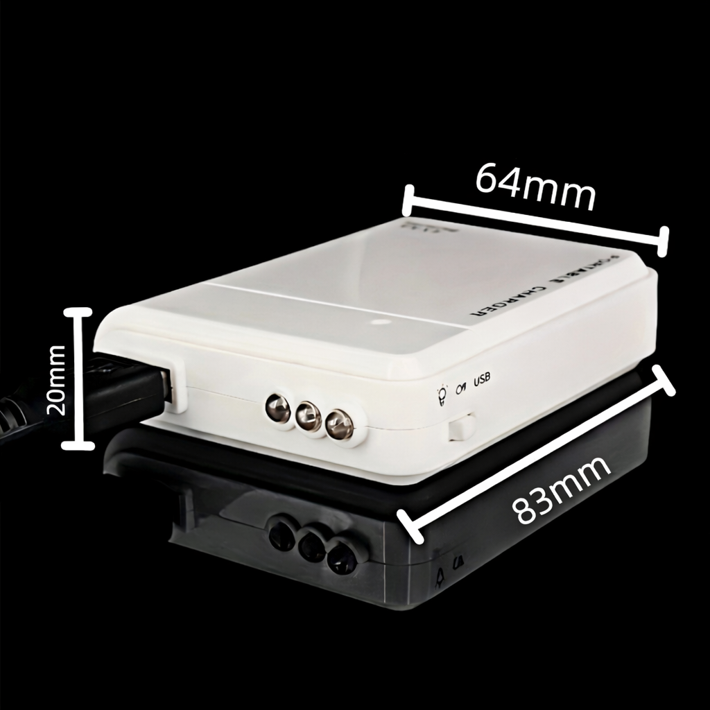 PowerCell™ – Incarcator de urgenta pe baterii AA cu USB si LED