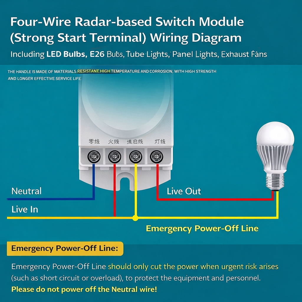WaveGuard™ - Intrerupator Senzor Radar pentru Iluminat