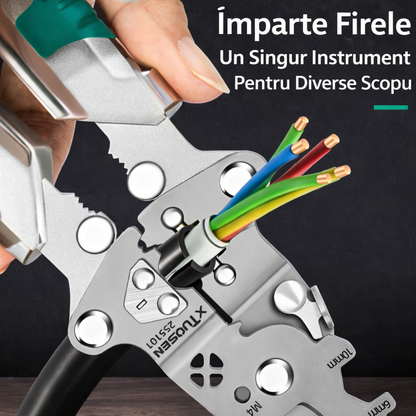 xTuzen™ - Cleste Profesional Multifunctional cu Tester Electric Integrat