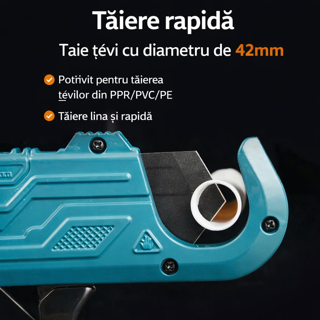 PipeCut™ - Foarfeca Profesionala pentru Tevi PPR/PVC/PE 20-42 mm