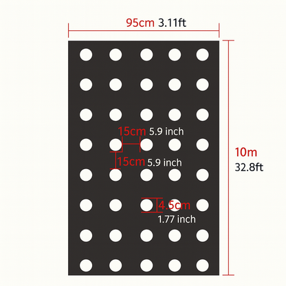 🔥OFERTA 1+3! 4 Bucati la pret de 1!🔥Folie de Mulcire Neagra (1.35x10m)