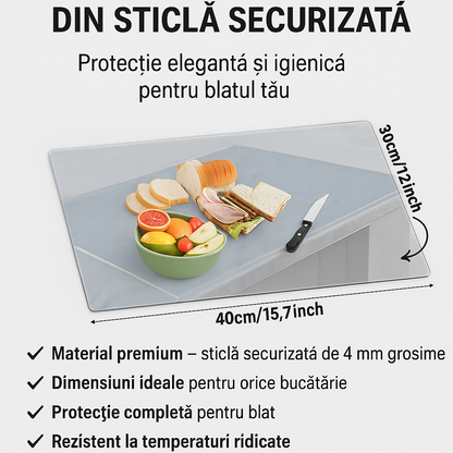 Tocator cu Margine Protectoare pentru Bucatarie