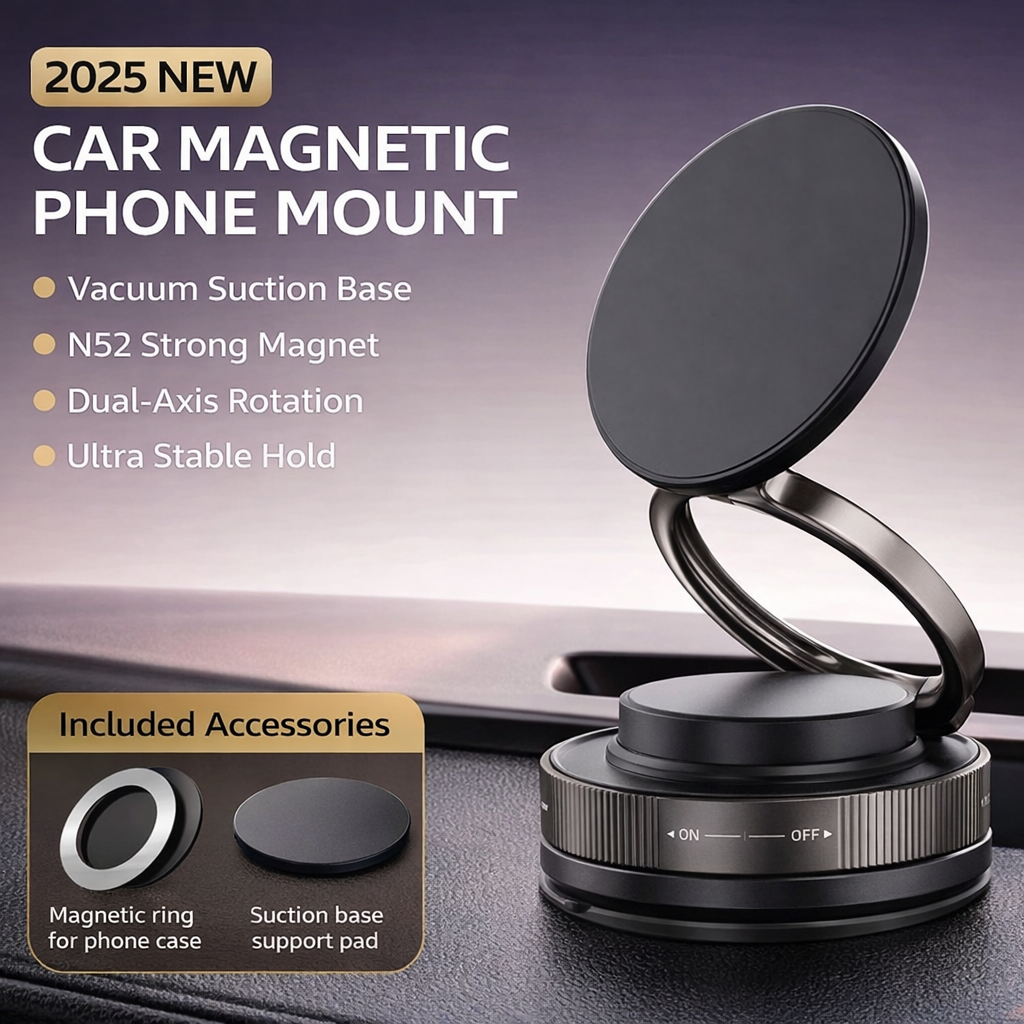 MagRing Pro™ – Suport Magnetic Reglabil pentru Telefon