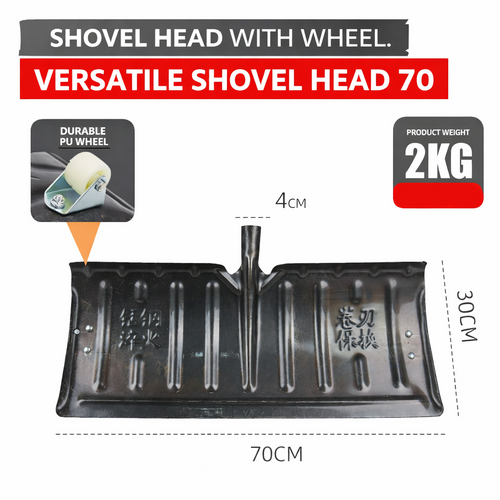 Steelon™ - Lopata Multifunctionala din Otel cu Roti