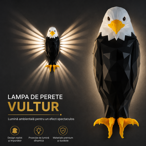 EagleLux™ – Lampa Decorativa LED Ambientala, Design Vultur