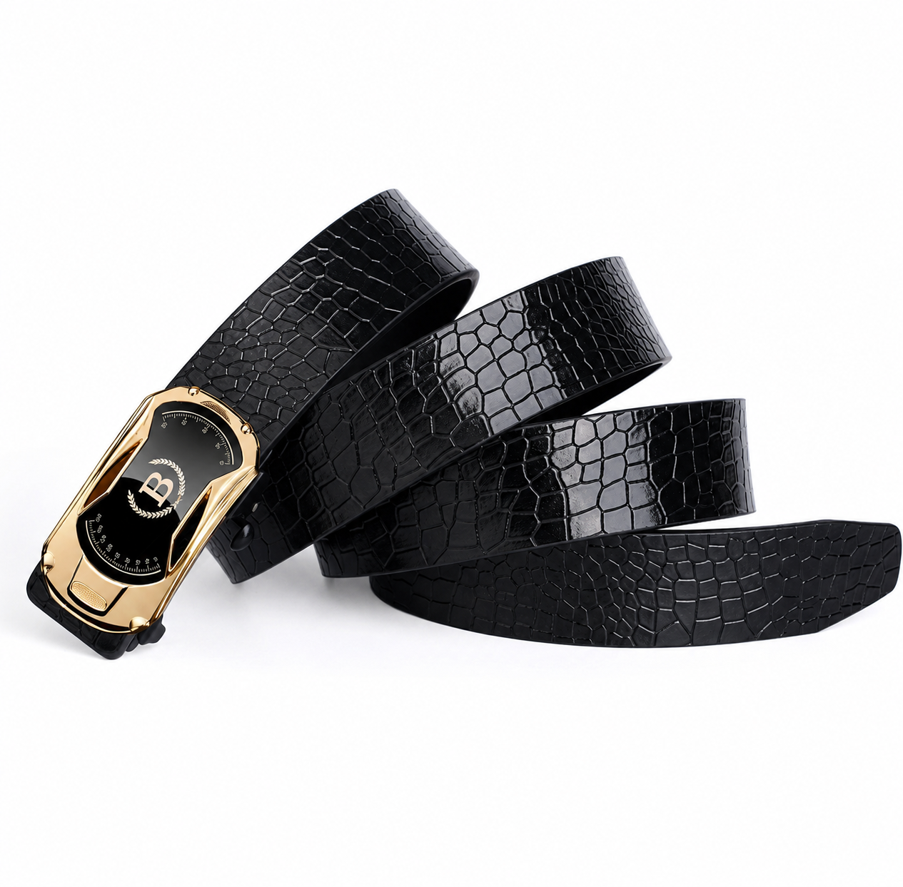 Rillux™  Curea Barbati cu Textura de Crocodil
