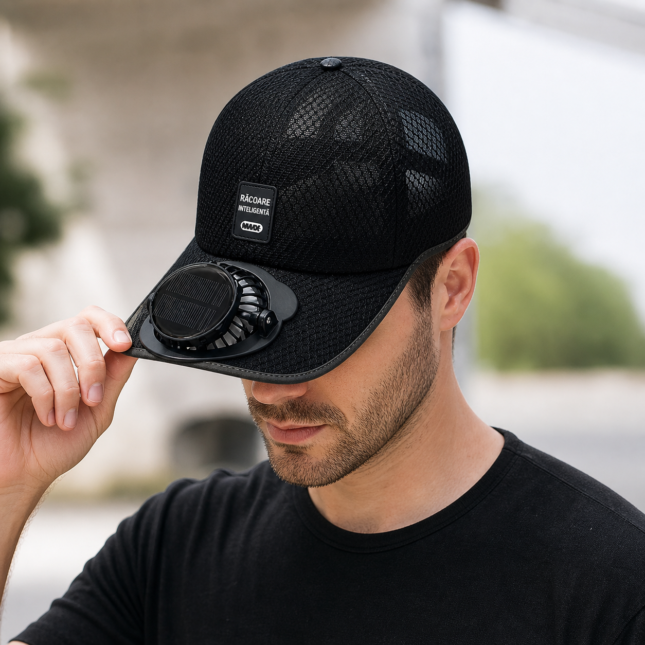 AeroCap™ – Sapca cu Ventilator Integrat si Protectie UV