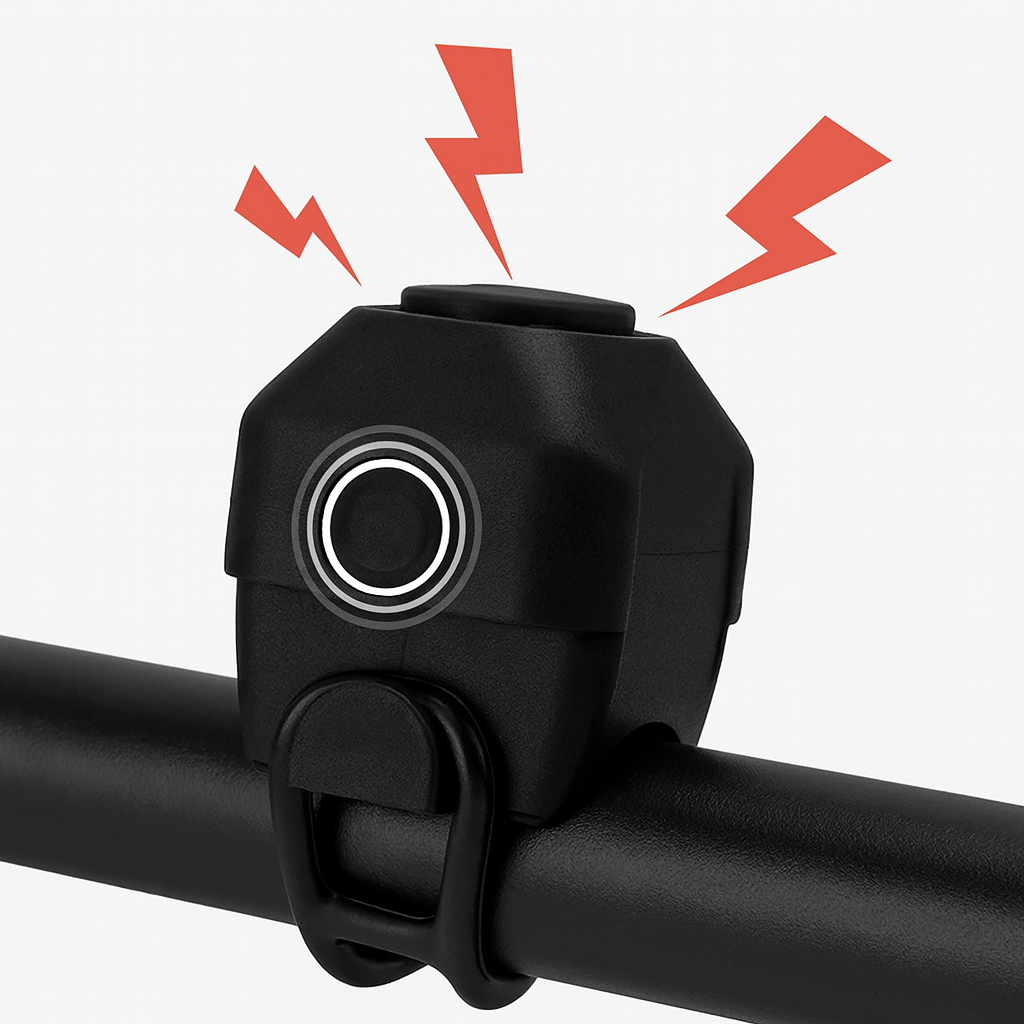 BikeBuzz™ – Claxon Electronic pentru Bicicleta cu 5 Sunete si 130 dB