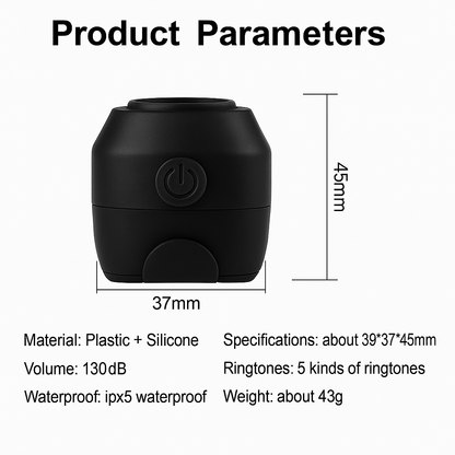 BikeBuzz™ – Claxon Electronic pentru Bicicleta cu 5 Sunete si 130 dB