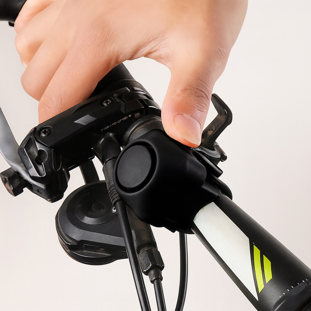 AMBELE 1+1 – Set Accesorii Premium pentru Bicicleta (Claxon + Scaun Bicicleta)