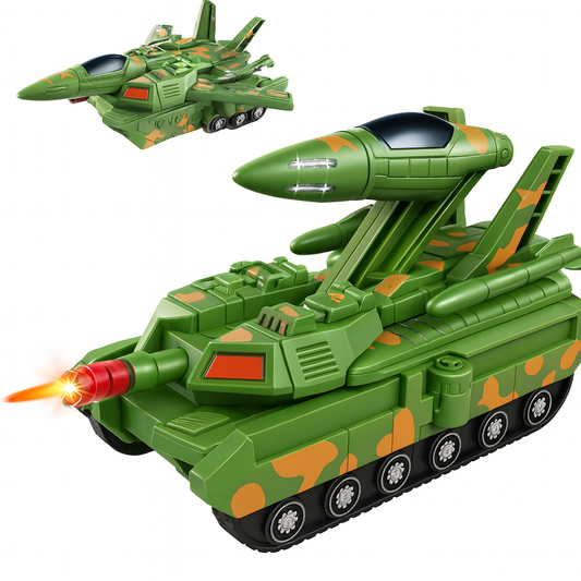 TankJet™ - Tanc de Lupta Transformabil cu Elicopter si Efecte Luminoase