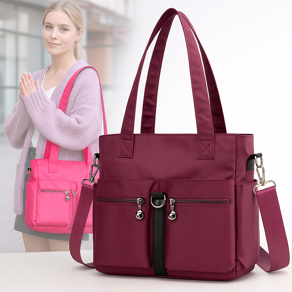 UrbanLuxe™ – Geanta Multifunctională din Nailon Impermeabil