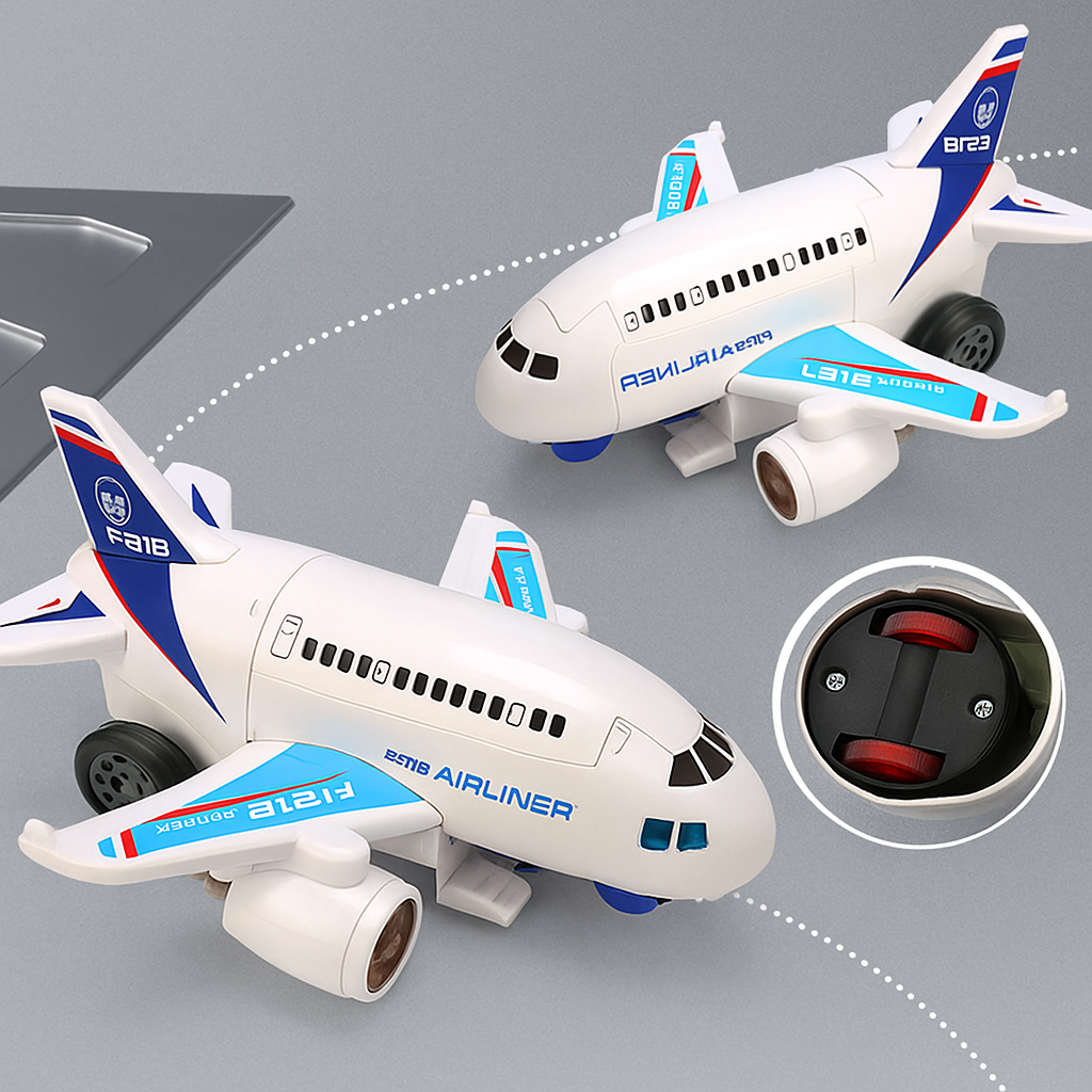 SkyBot™ – Avion Transformabil cu Lumina si Sunet