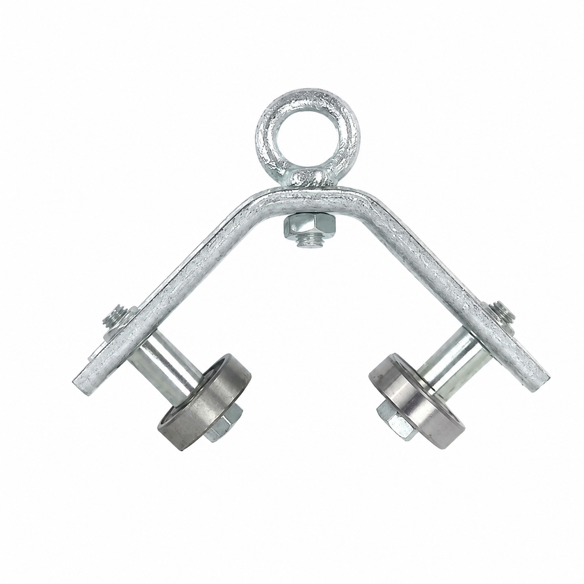 RAILIX™- Set 2 Carucioare cu Role pentru Sina din Profil Cornier