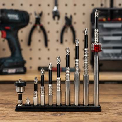 TorqueX™ - Set Profesional Biti Magnetici S2 10 Piese