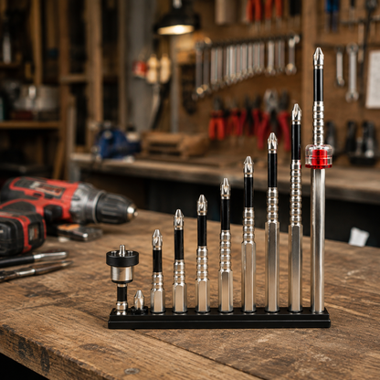 TorqueX™ - Set Profesional Biti Magnetici S2 10 Piese