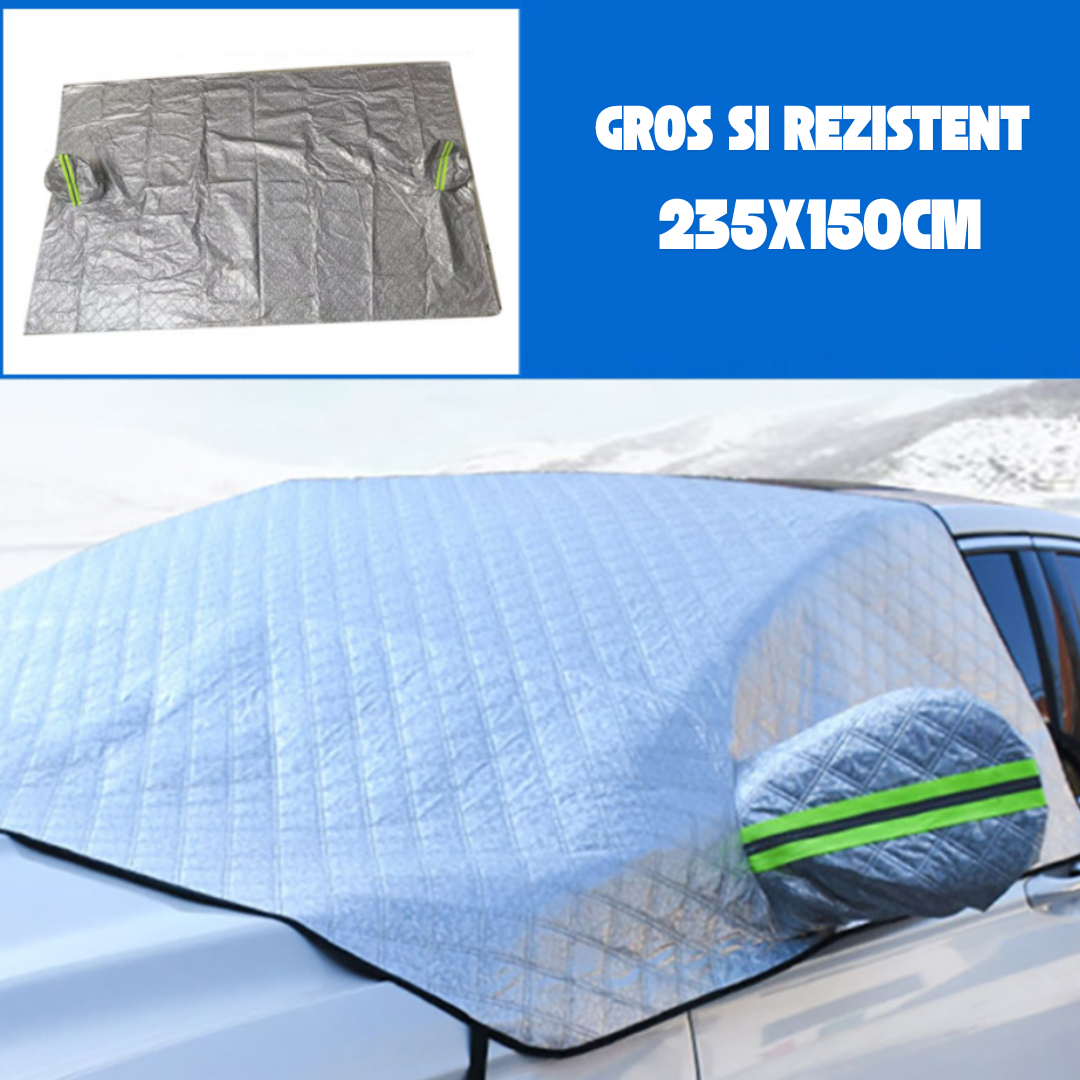 AutoShield Pro™ – Husa de Protectie Solara pentru Parbriz si Geamuri Laterale (235 x 150 cm)