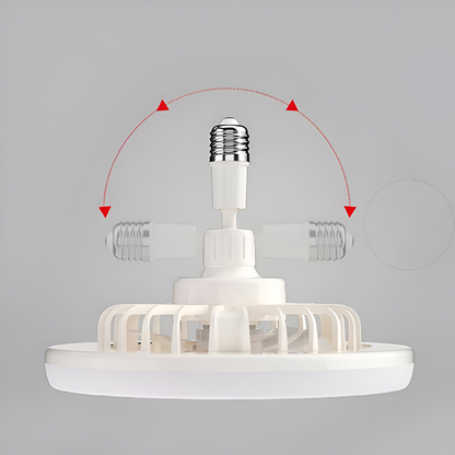LUMIFAN™  Ventilator de tavan cu dulie, lumina LED si telecomanda